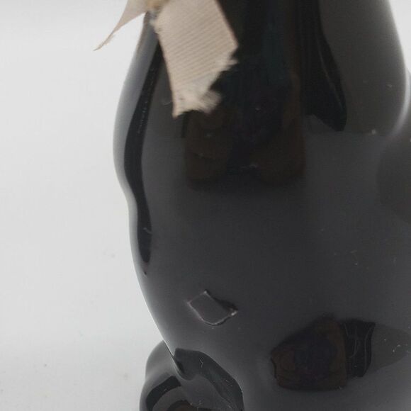 𝅺Black Cats Green Eyes Pink Bows & Flowers Vintage Salt & Pepper Shaker Set - Picture 5 of 11